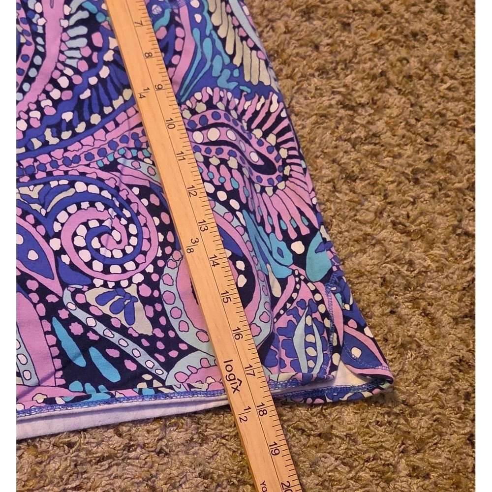 T By Talbots Paisley Print Everyday Yoga Skort Women's Size X (1X) Multicolor